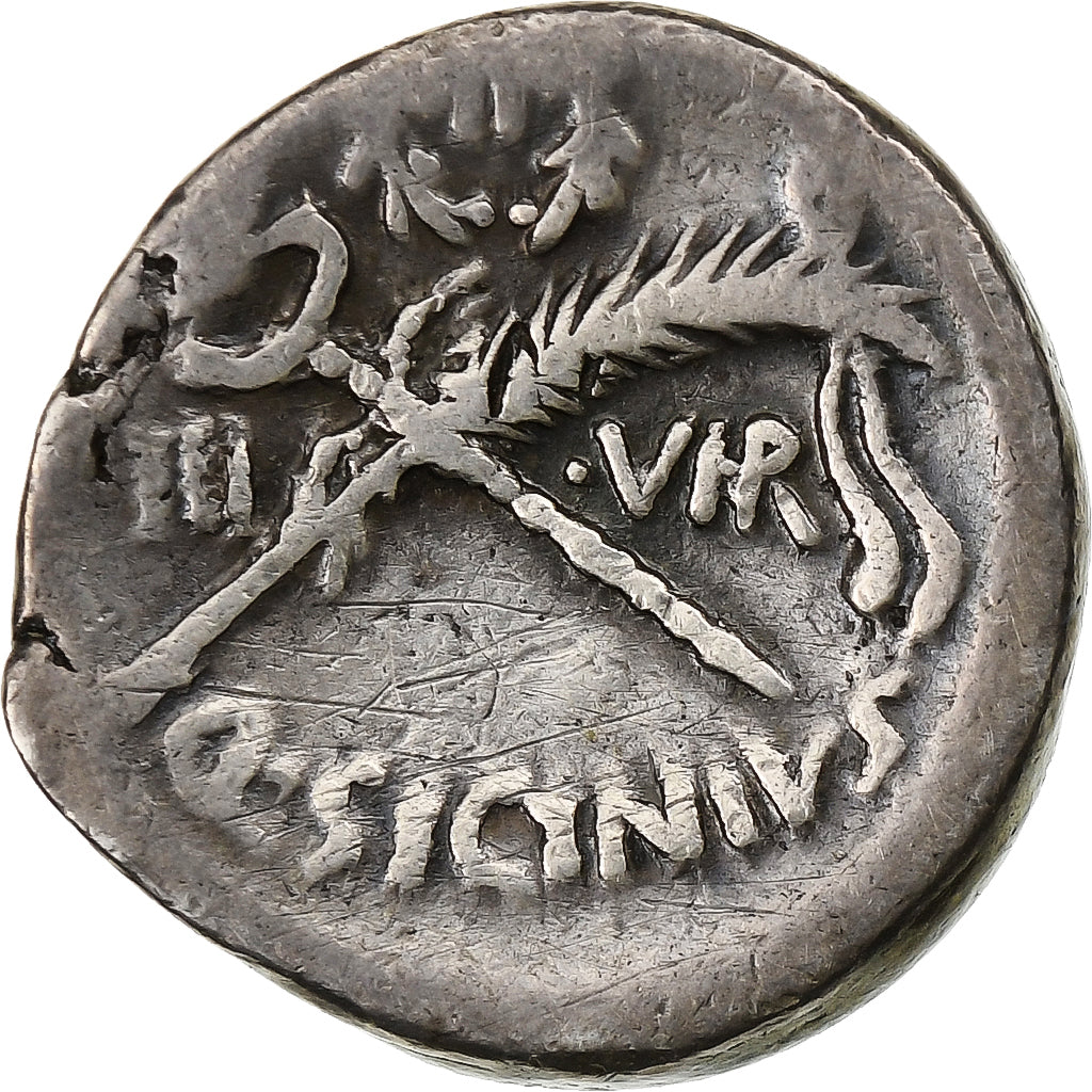 Sicilya, 
  
  Denarius, 
  
  MÖ 49