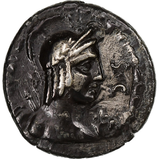 plaetoria, 
  
  Denarius, 
  
  MÖ 67