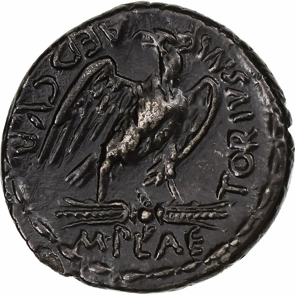 plaetoria, 
  
  Denarius, 
  
  MÖ 67