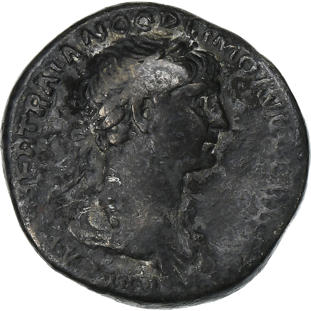 Trajan, 
  
  Denarius, 
  
  114