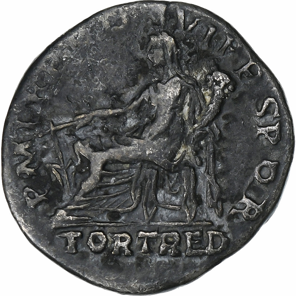 Trajan, 
  
  Denarius, 
  
  114