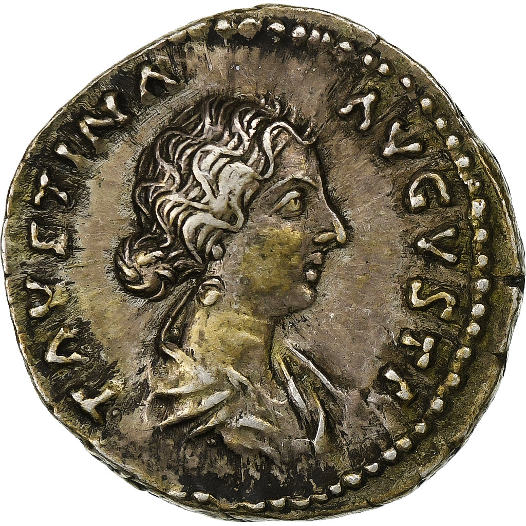 Faustina II, 
  
  Denarius, 
  
  161-176