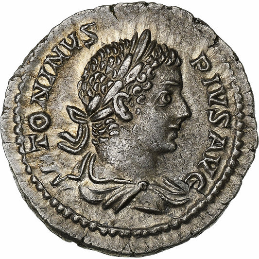 Caracalla, 
  
  Denarius, 
  
  206