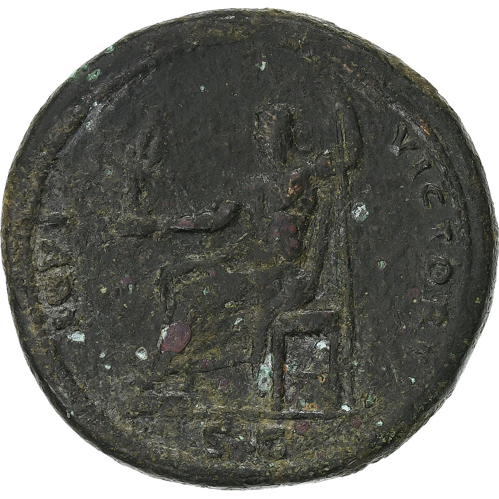 Domitianus, 
  
  Sestertius, 
  
  88-89