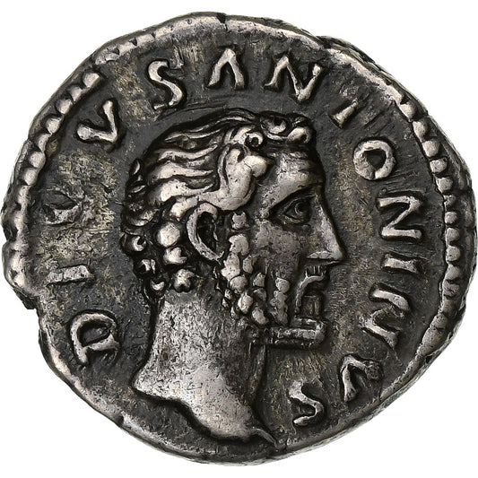 Divus Antoninus Pius, 
  
  Denarius, 
  
  161