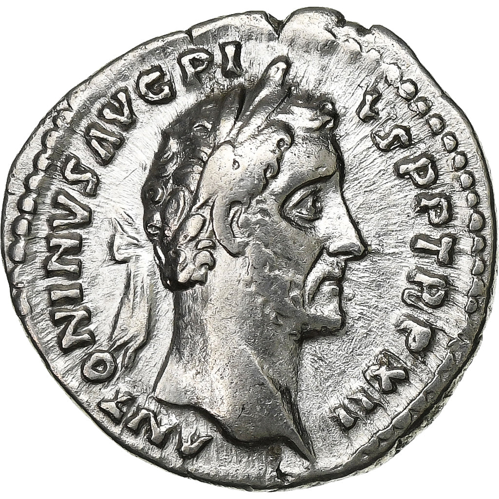 Antoninus Pius, 
  
  Denarius, 
  
  148-149