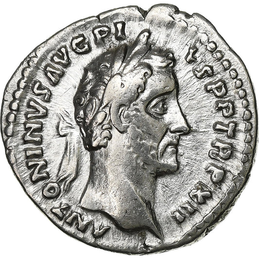 Antoninus Pius, 
  
  Denarius, 
  
  148-149