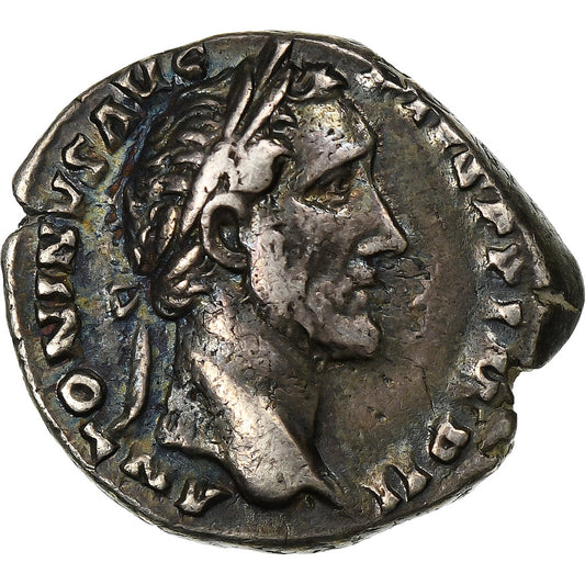 Antoninus Pius, 
  
  Denarius, 
  
  155-156