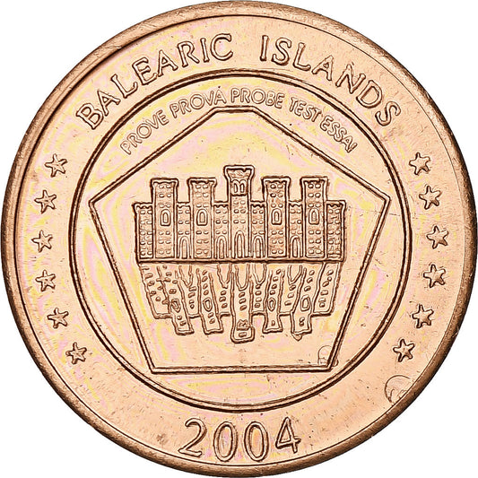 İspanya, 
  
  Balear Adaları, 
  
  2 Euro Sent