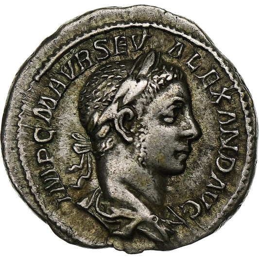 Severus Alexander, 
  
  Denarius, 
  
  255