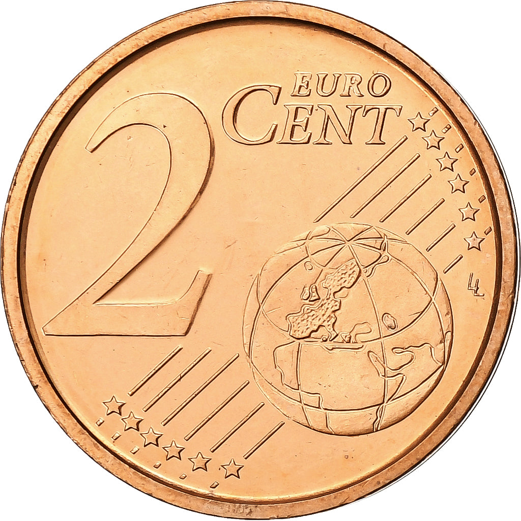 İspanya, 
  
  2 Euro Cent, 
  
  BU