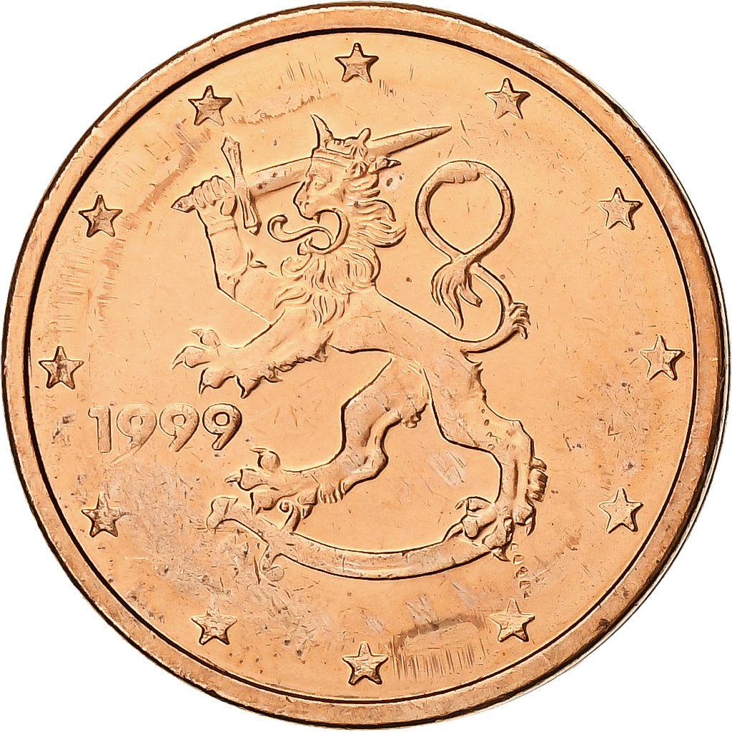 Finlandiya, 
  
  2 Euro Cent, 
  
  1999