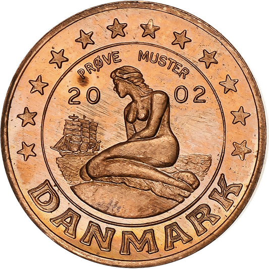 Danimarka, 
  
  Margrethe II, 
  
  5 Euro Sent