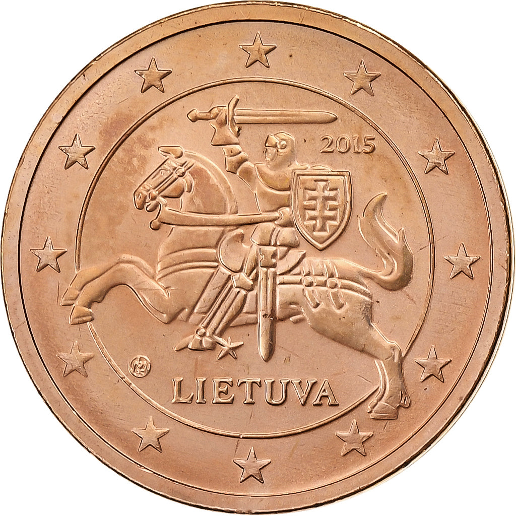 Litvanya, 
  
  2 Euro Cent, 
  
  BU