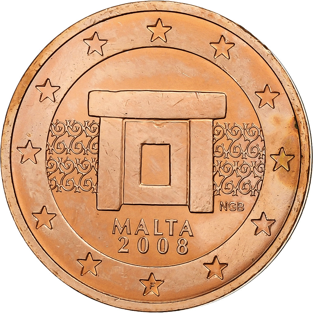 Malta, 
  
  2 Euro Cent, 
  
  BU