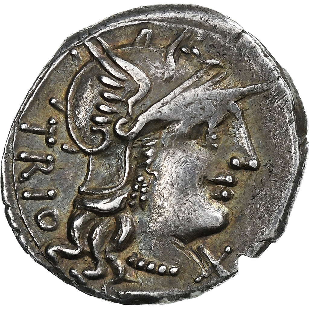 Lucretia, 
  
  Denarius, 
  
  MÖ 136