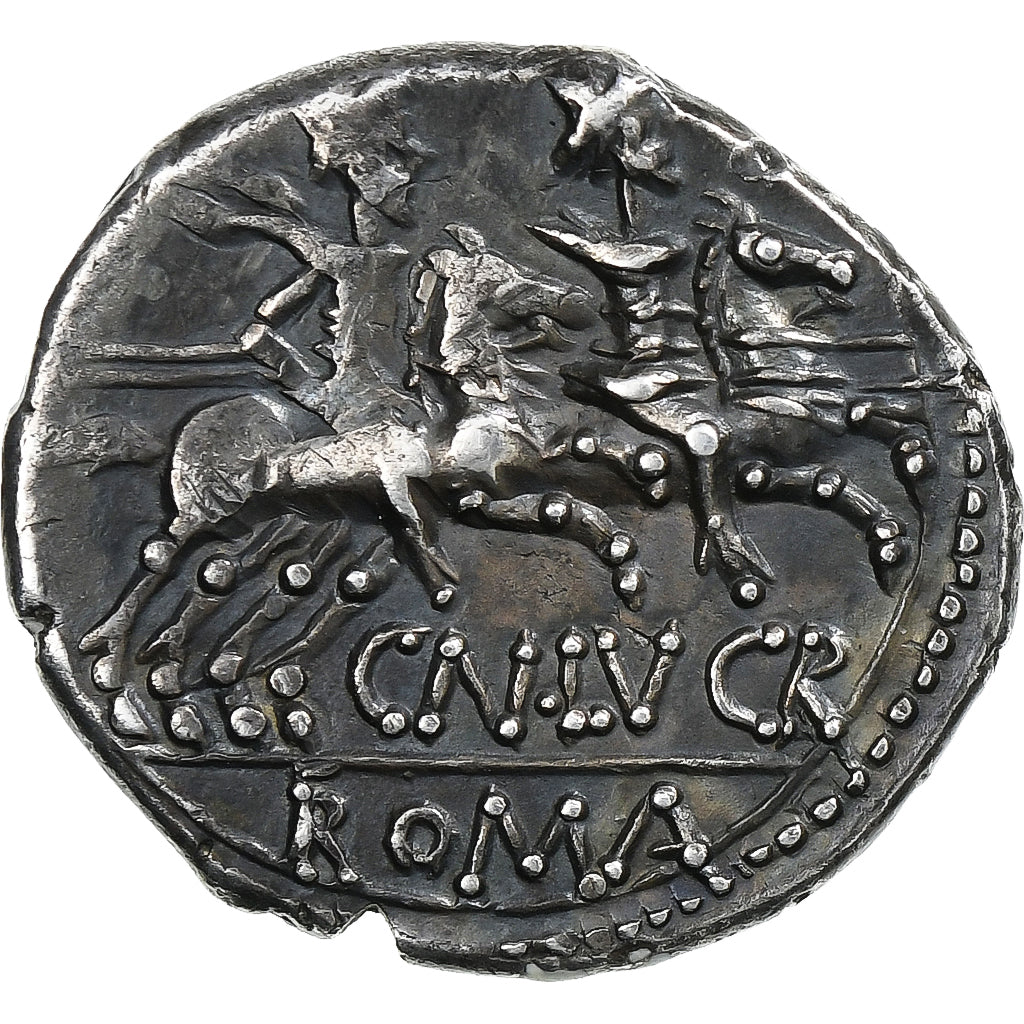 Lucretia, 
  
  Denarius, 
  
  MÖ 136