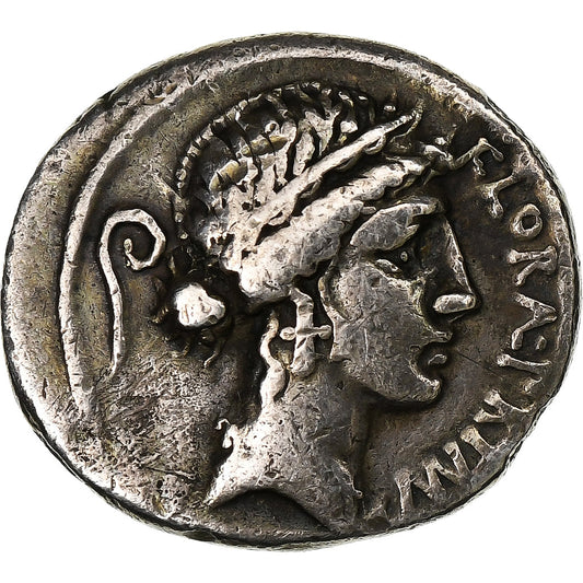 Servilia, 
  
  Denarius, 
  
  MÖ 57