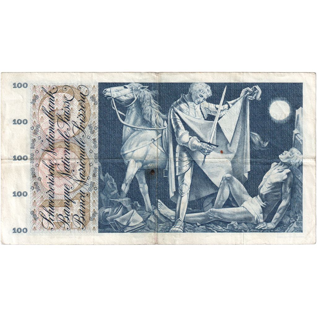 İsviçre, 
  
  100 Franken, 
  
  1967-06-30