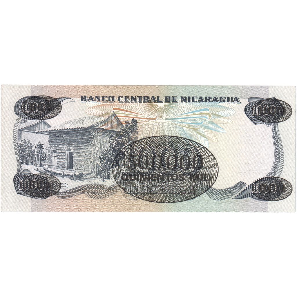 Banknot, 
  
  Nikaragua, 
  
  500