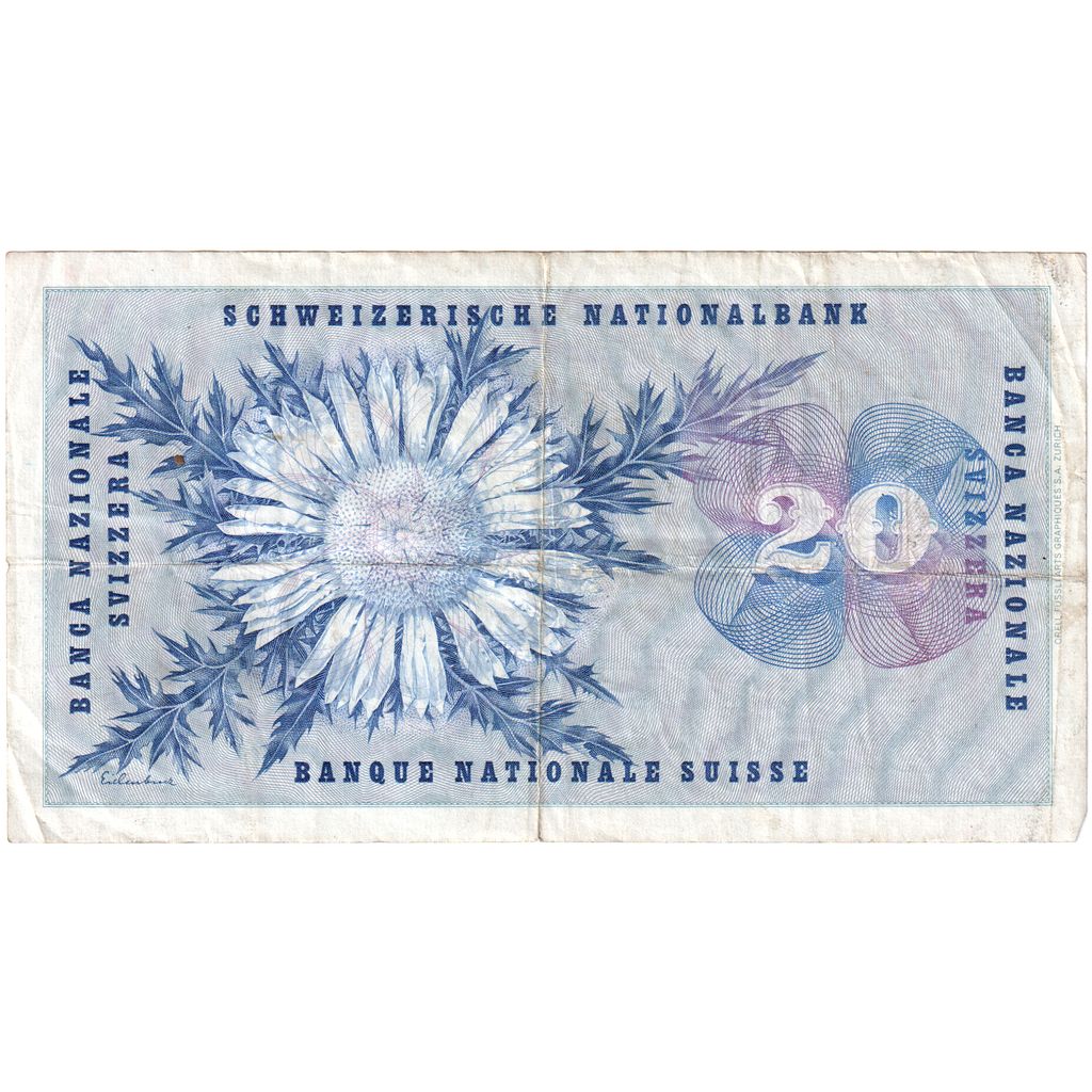 İsviçre, 
  
  20 Franken, 
  
  1964-12-23