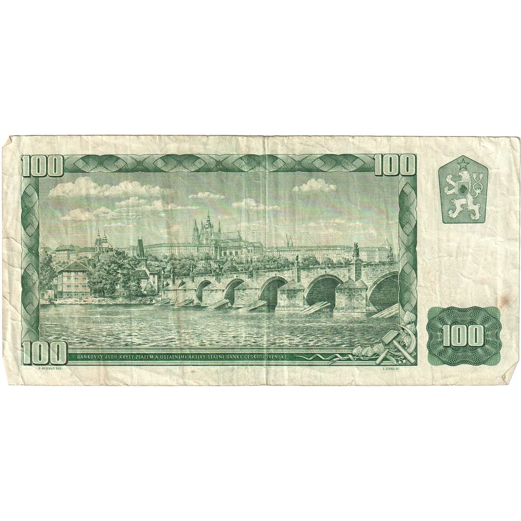 Çekoslovakya, 
  
  100 Korun, 
  
  1961