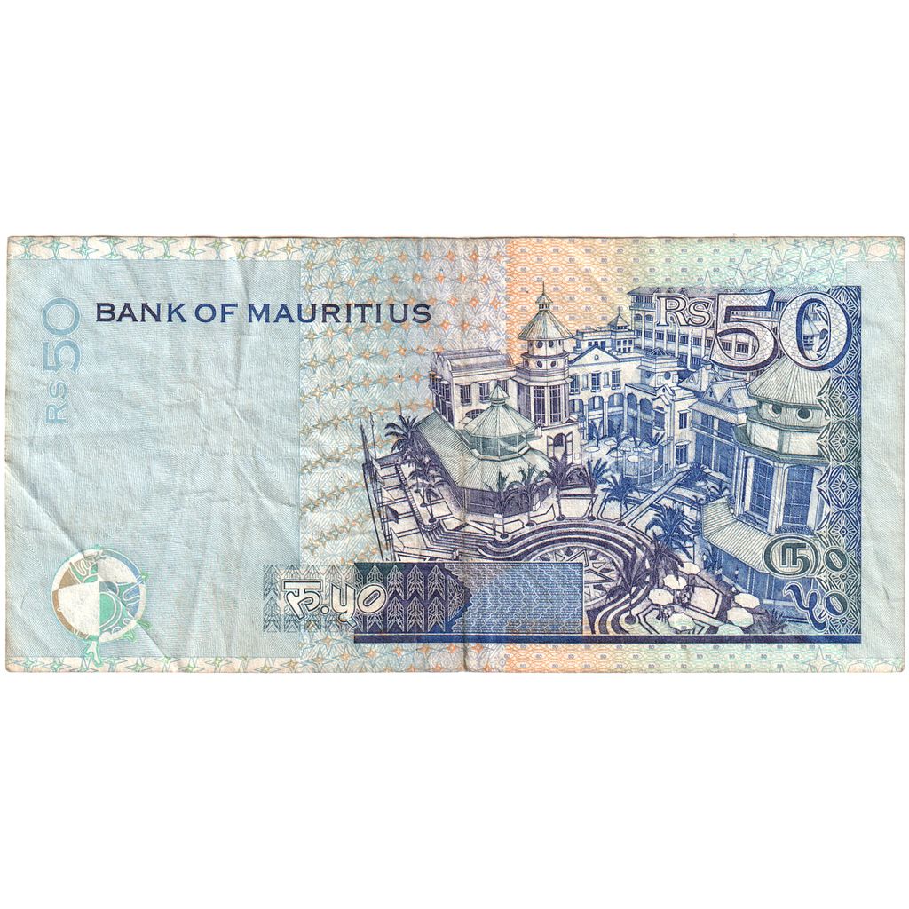 Mauritius, 
  
  50 Rupi, 
  
  VF(30-35)