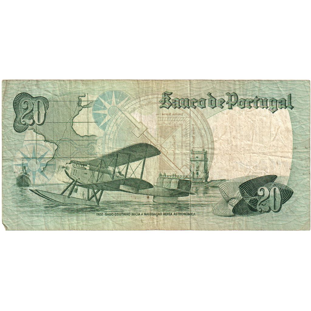 Portekiz, 
  
  20 Escudo, 
  
  1978-10-04