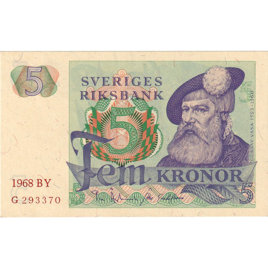 İsveç, 
  
  5 Kronor, 
  
  ÇİL(65-70)