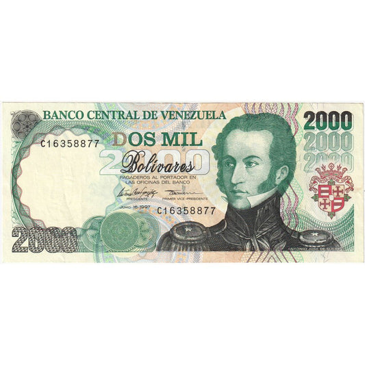 Venezuela, 
  
  2000 Bolivar, 
  
  1997-06-16