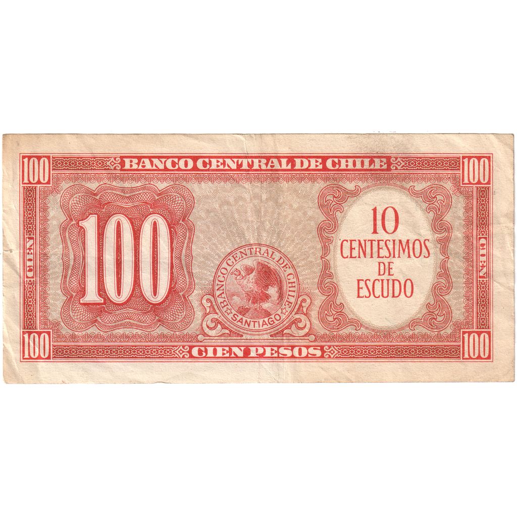 Şili, 
  
  100 Peso = 10 Kondor, 
  
  EF(40-45)