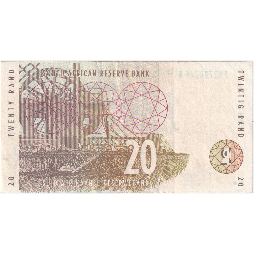 Güney Afrika, 
  
  20 Rand, 
  
  Avustralya(55-58)