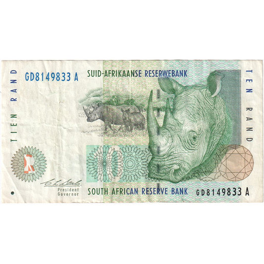 Güney Afrika, 
  
  10 Rand, 
  
  EF(40-45)