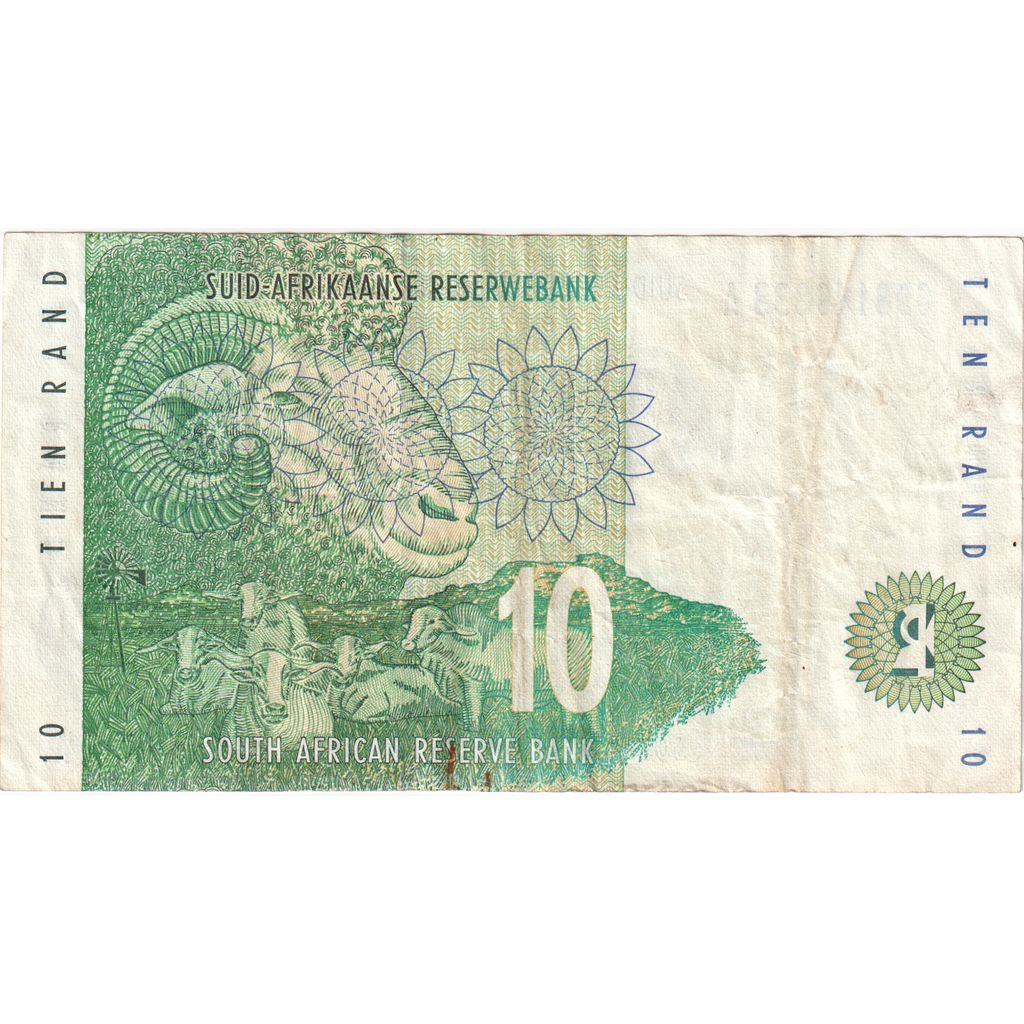 Güney Afrika, 
  
  10 Rand, 
  
  EF(40-45)