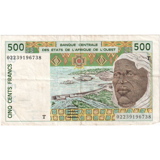 Batı Afrika Devletleri, 
  
  500 Frank, 
  
  Tarihsiz (2002)