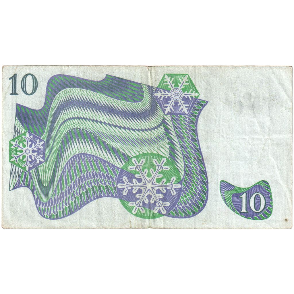 İsveç, 
  
  10 Kronor, 
  
  1984