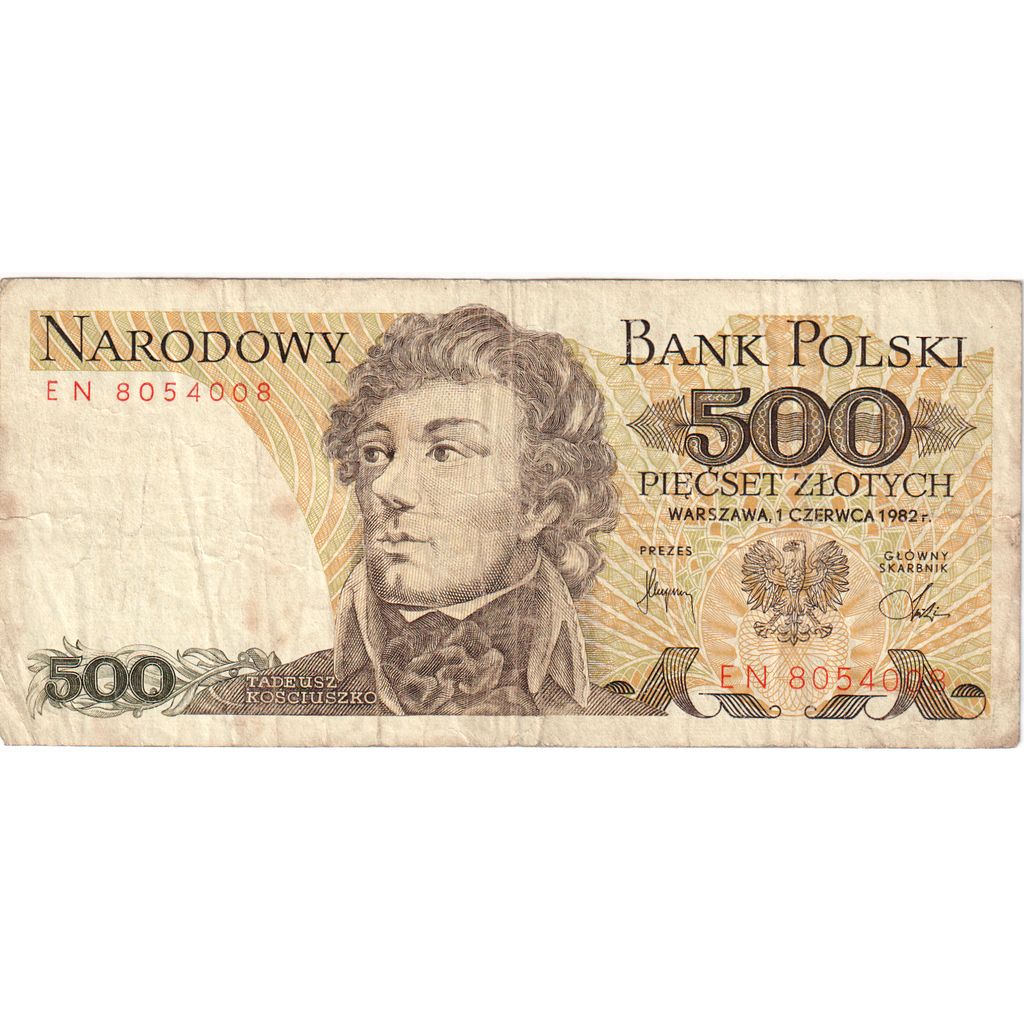 Polonya, 
  
  500 Zlotiç, 
  
  VF(20-25)