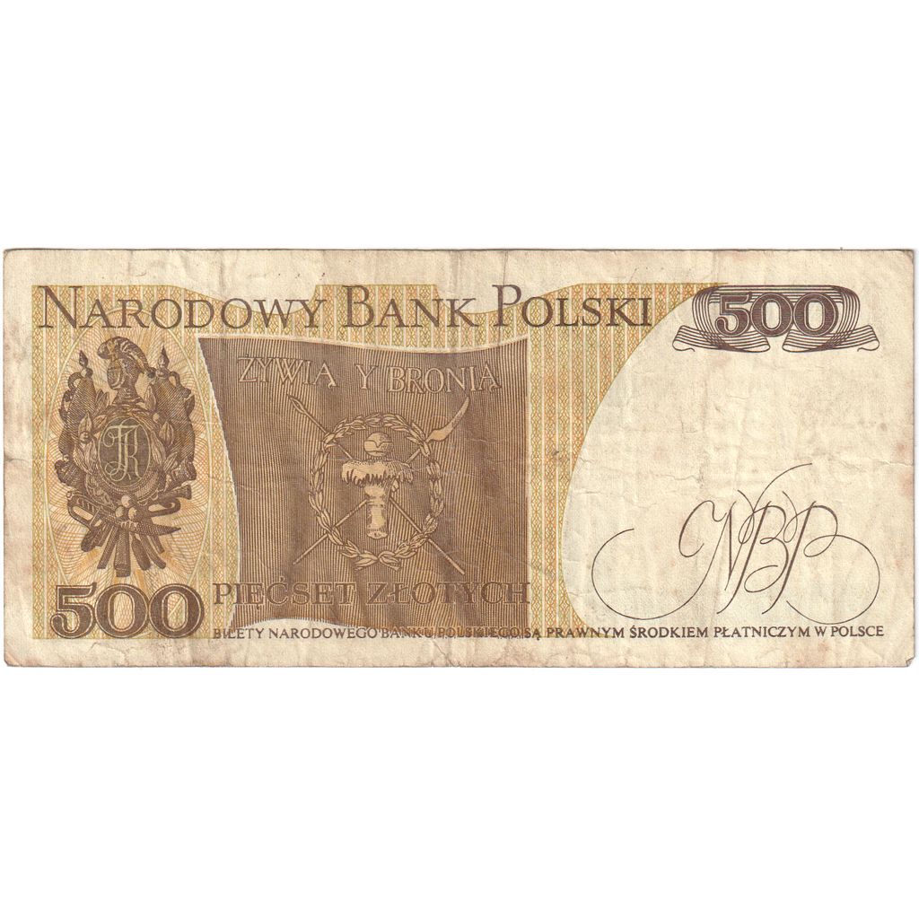 Polonya, 
  
  500 Zlotiç, 
  
  VF(20-25)