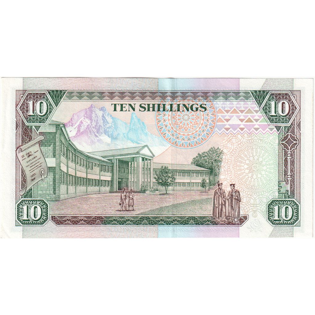 Kenya, 
  
  10 Şilin, 
  
  ÇİL(65-70)