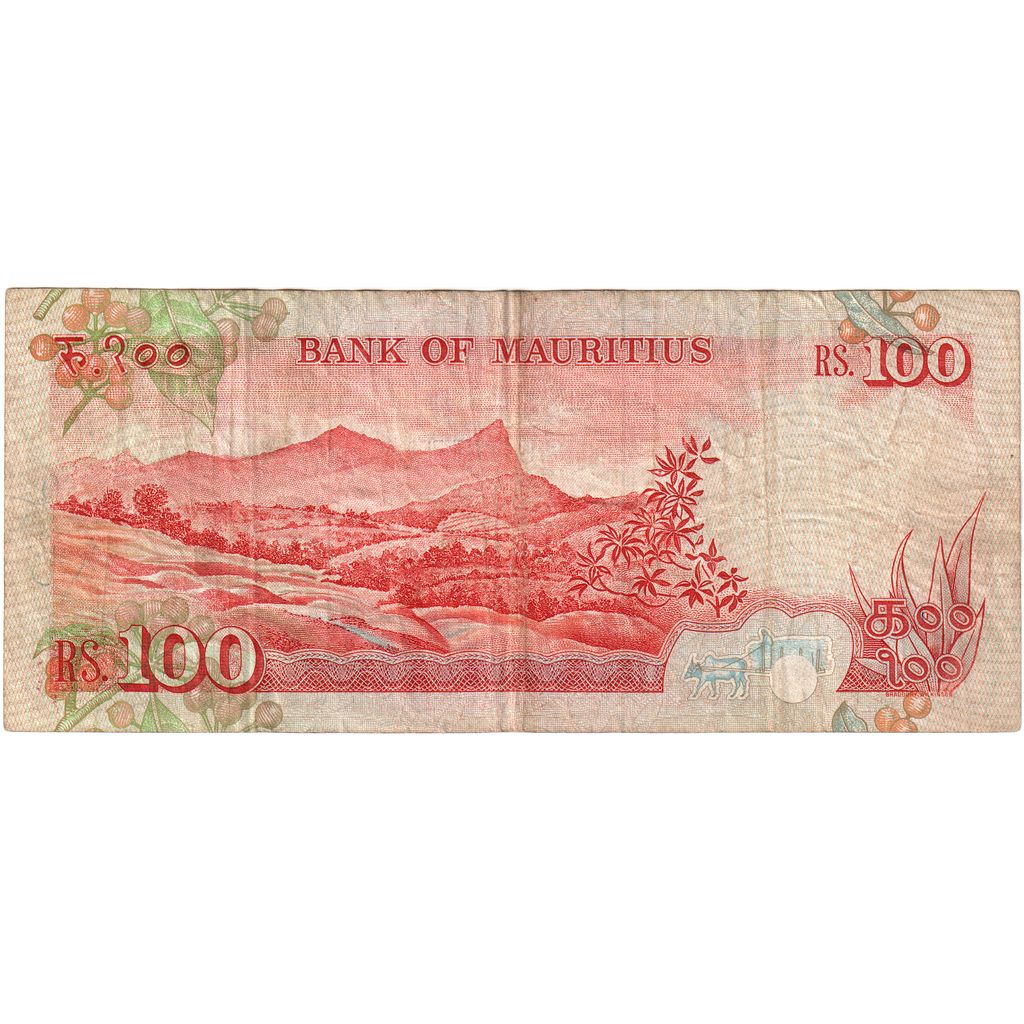 Mauritius, 
  
  100 Rupi, 
  
  VF(30-35)