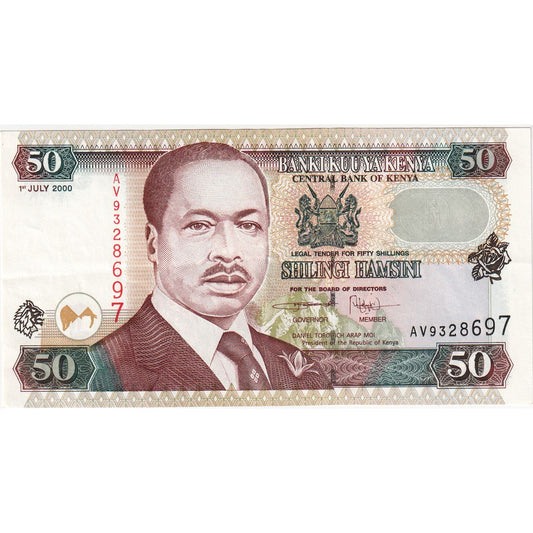 Kenya, 
  
  50 Şilin, 
  
  2000-07-01