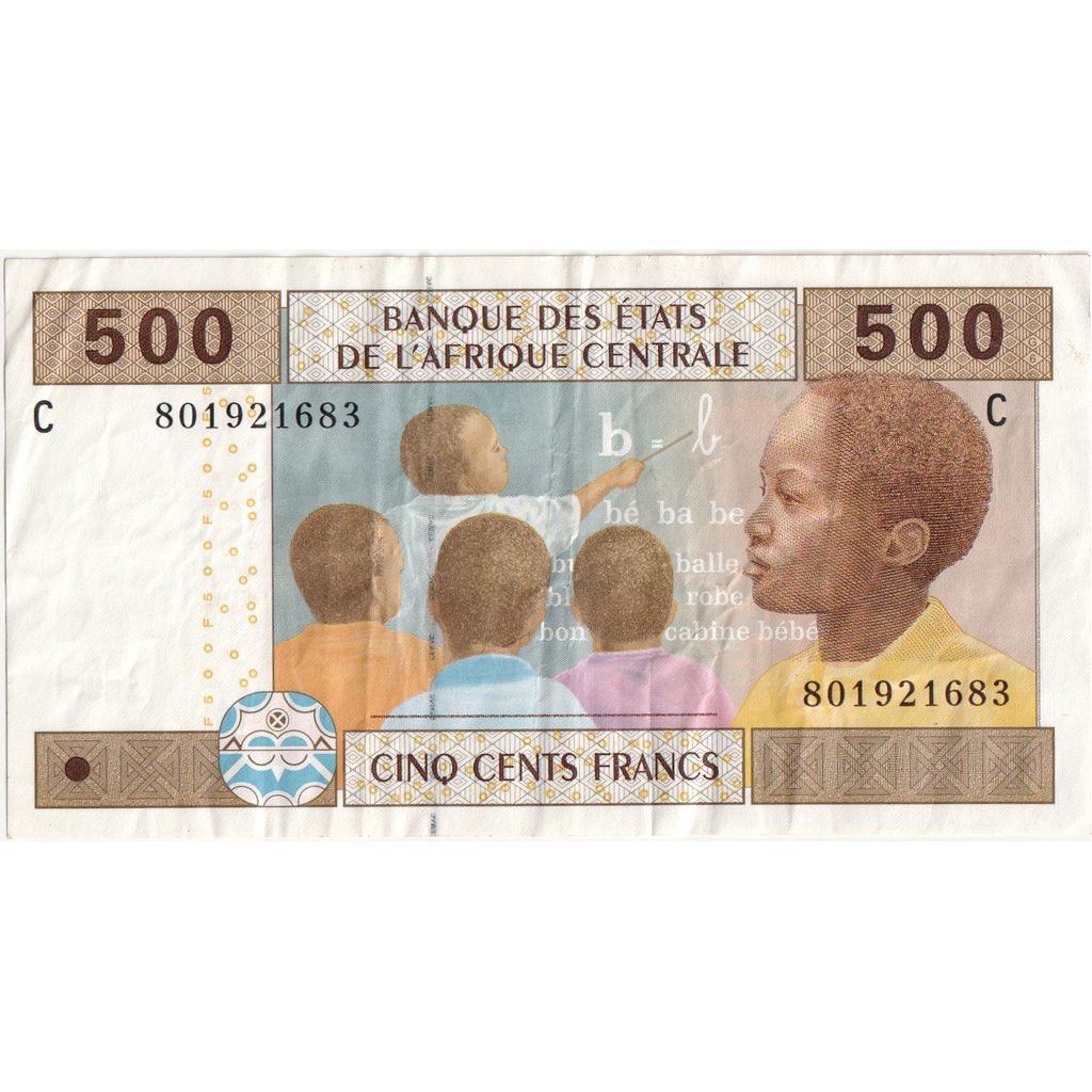 Orta Afrika Devletleri, 
  
  500 Frank, 
  
  2002