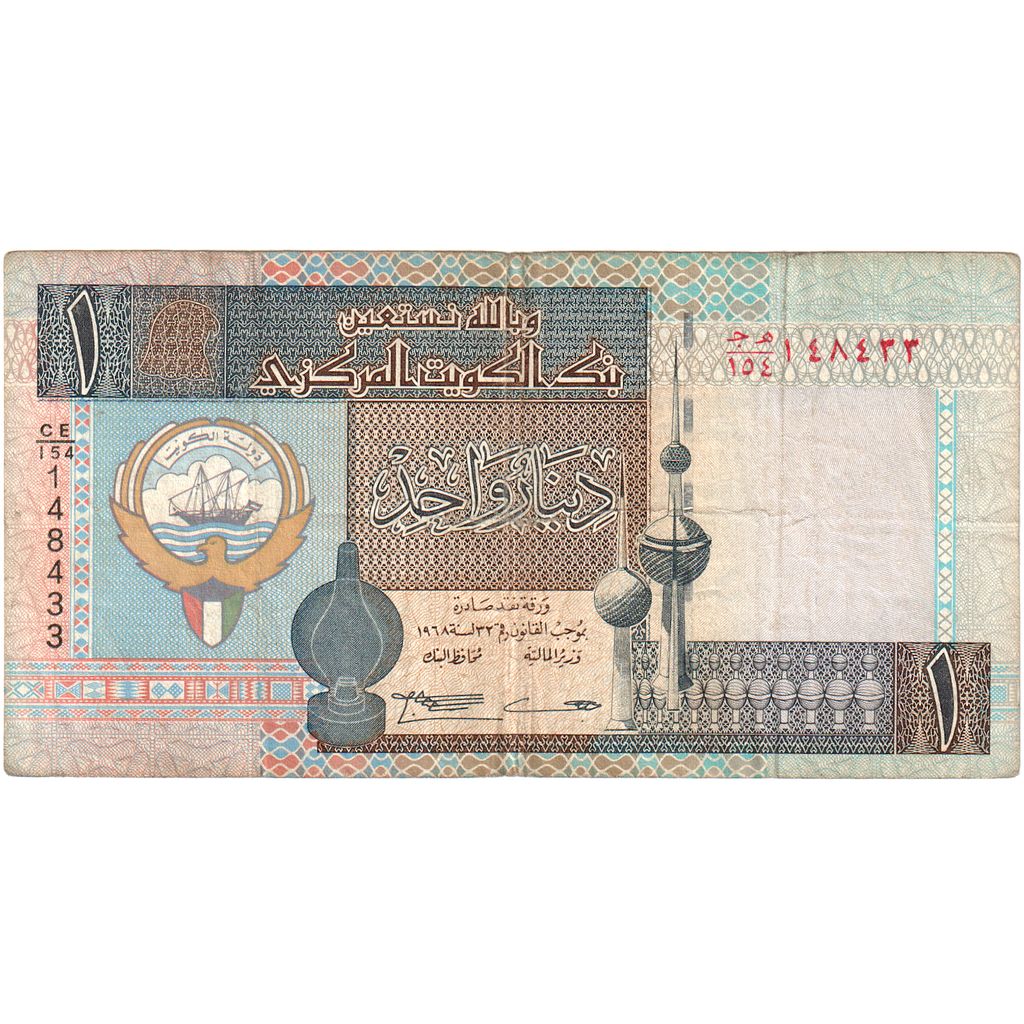 Kuveyt, 
  
  1 Dinar, 
  
  Tarihsiz (1994)