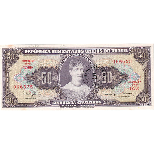 Brezilya, 
  
  50 Cruzeiros'ta 5 Centavos, 
  
  ÇİL(65-70)