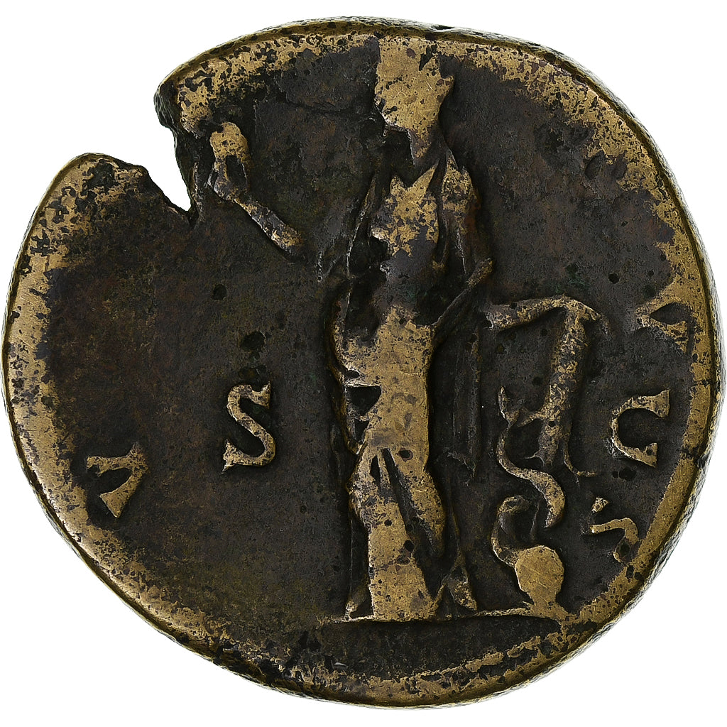 Faustina II, 
  
  Sestertius, 
  
  145-161