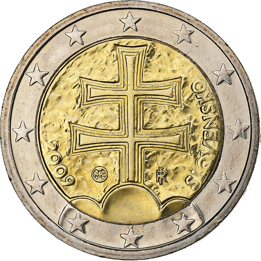 Slovakya, 
  
  2 Euro, 
  
  2009