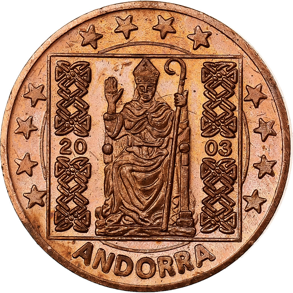 Andorra, 
  
  2 Santim, 
  
  Fantezi Deneme Euro