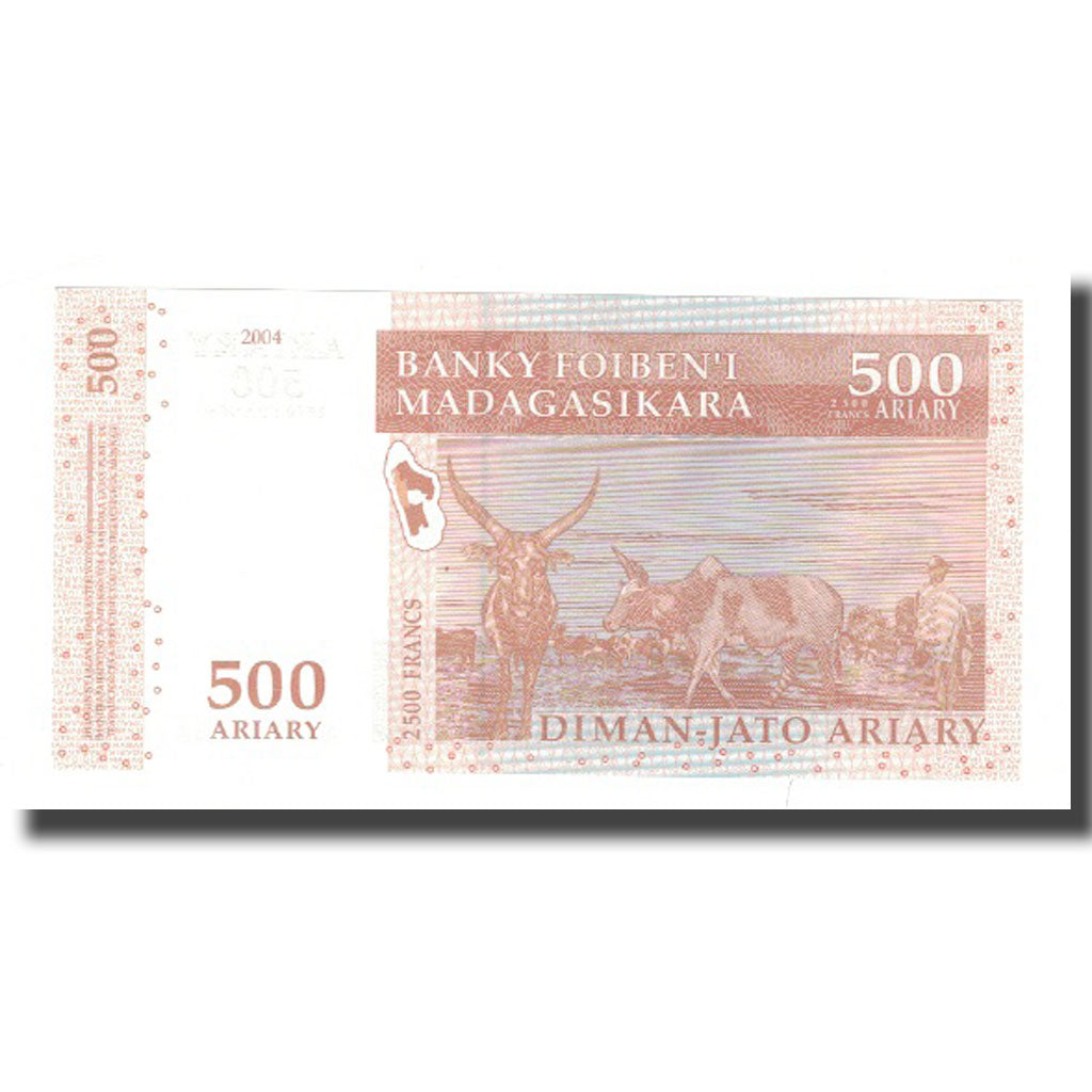 Banknot, 
  
  Madagaskar, 
  
  500 Ariary