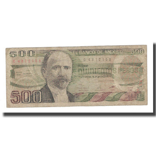 Banknot, 
  
  Meksika, 
  
  500 Peso