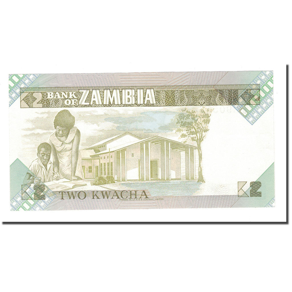 Banknot, 
  
  Zambiya, 
  
  2 Kvaça